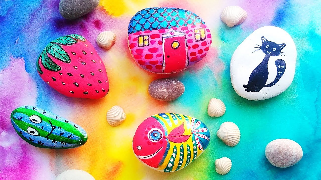Painted stones