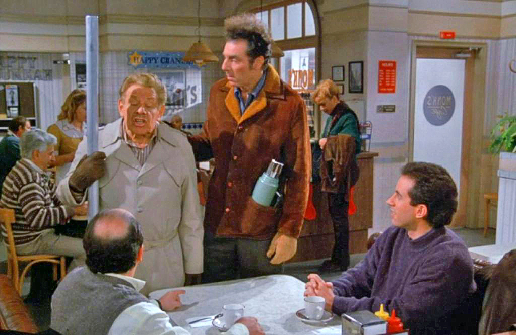 A scene from Seinfeld with actor Jerry Stiller