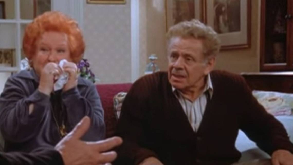 A scene from Seinfeld with actor Jerry Stiller