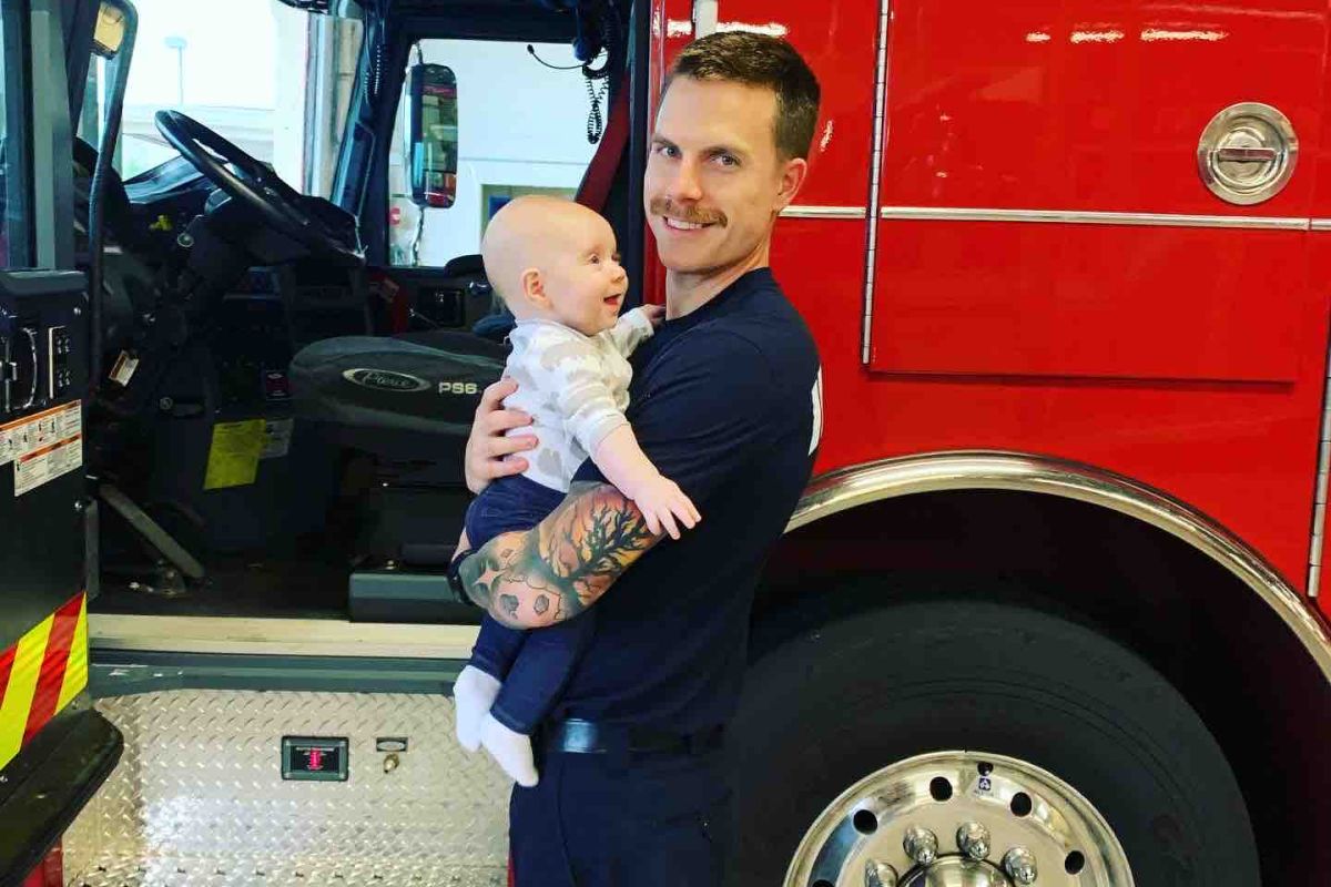 Marcel Desobeau and his daughter Lane, who went viral on TikTok for their love for heavy metal music.